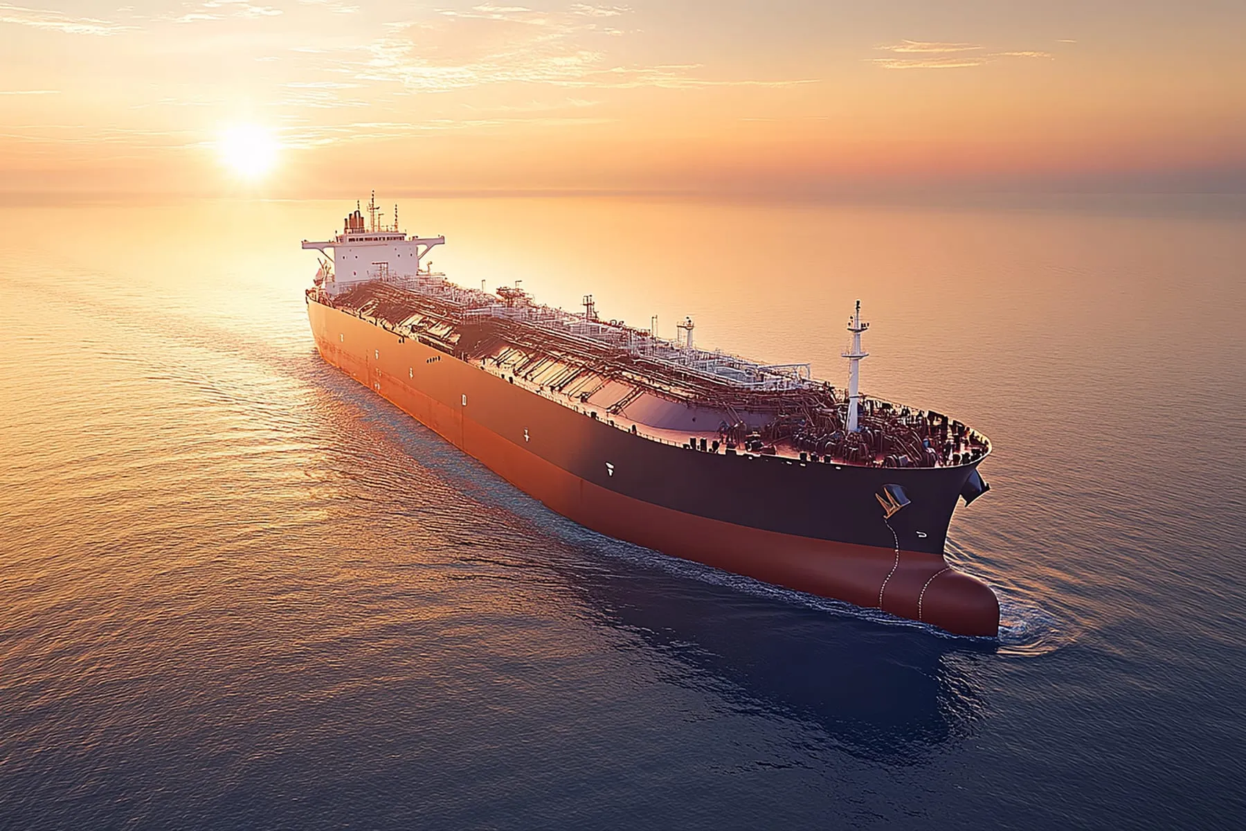 Gas tanker transport shipping natural gas supply generated by ai