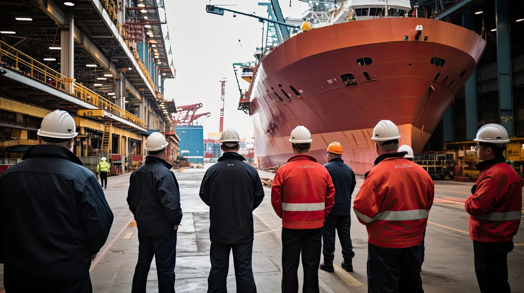 Hazard safety shipyard ship
