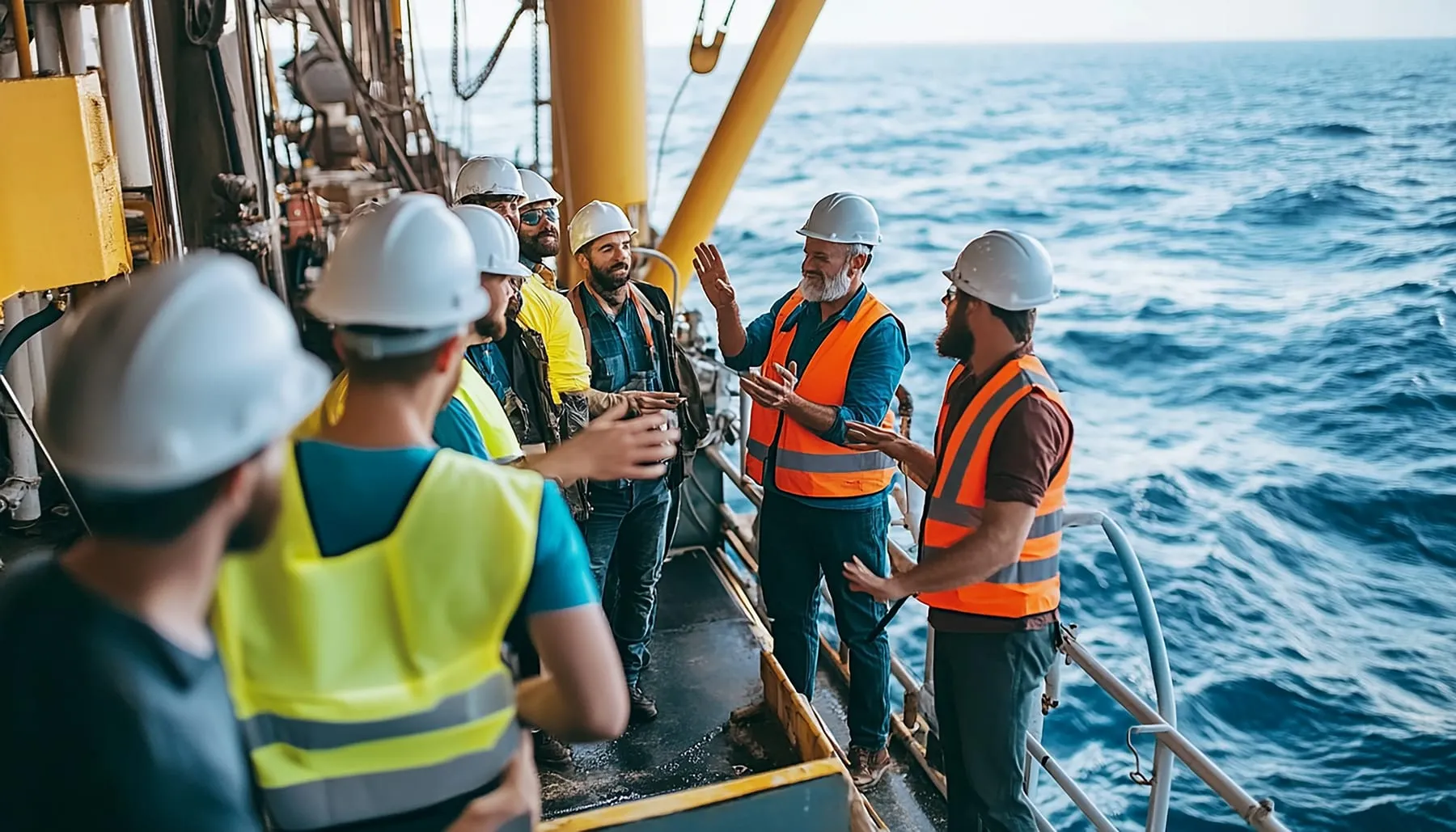 Skilled foreman leading construction projects